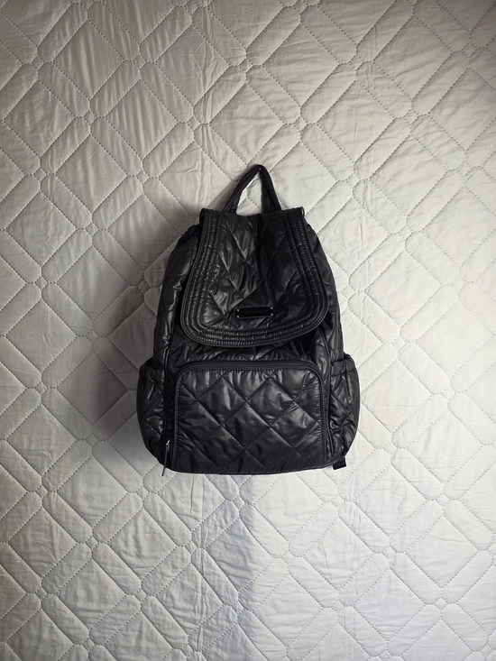 Vera Bradley Handbags - Vera Bradley Ultimate Backpack Solid Black Quilted Multipocket